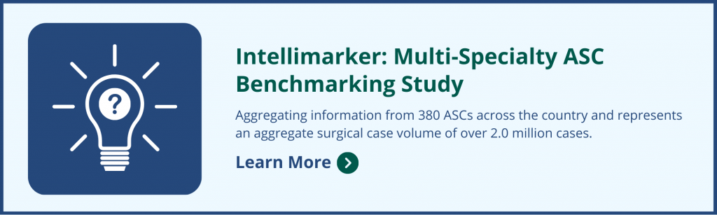 Intellimarker: VMG Health Multi-specialty ASC benchmarking study